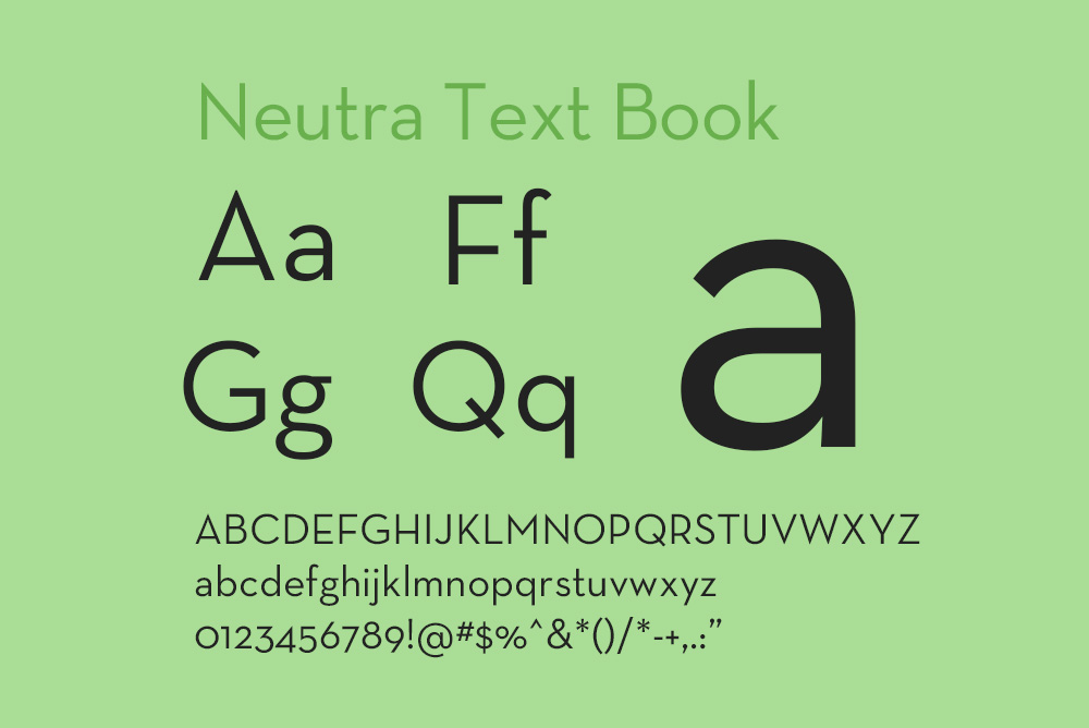 英文字体Neutra Text Book字体免费下载neutra-text-book